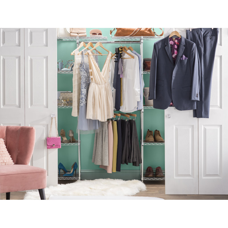 Wayfair Basics™ Wayfair Basics 58"W 83"W Closet System & Reviews